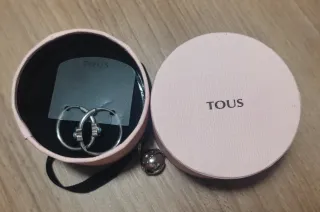 Pendientes Oso Tous Turquesa Plata