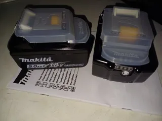 2 Baterías Makita 18V 5Ah Litio