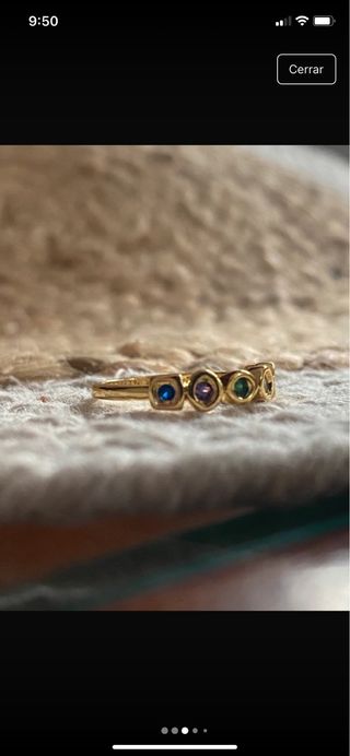 Anillo Marvel Talla 52