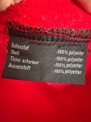 Chaleco Polar OTRS Rojo (unisex)