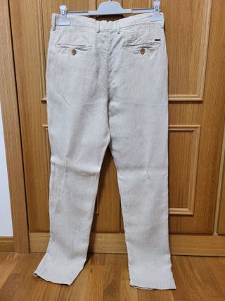 Pantalon y Camisa. Lino. Conjunto. Mango