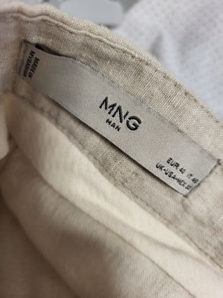 Pantalon y Camisa. Lino. Conjunto. Mango