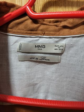 Pantalon y Camisa. Lino. Conjunto. Mango