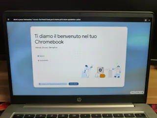 HP Chromebook 14a-na0030nl Argento Perfetto