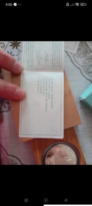 Moneda de plata 1995