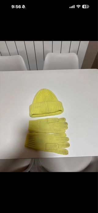 Gorro y Guantes Bimba y Lola Amarillos