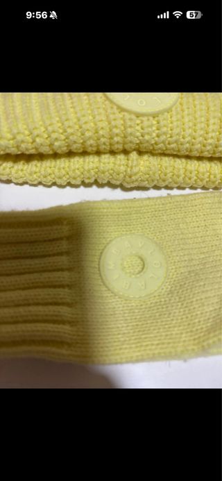 Gorro y Guantes Bimba y Lola Amarillos