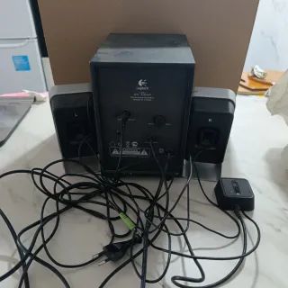 Altavoces Logitech Negro/Plata