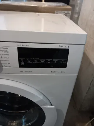 Lavadora Bosch 8kg carga frontal