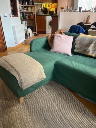 Oferta: Sofá Ikea Linanäs 3 plazas beige/verde