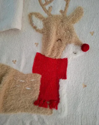 Jersey Reno Navidad Talla 15-16 Años