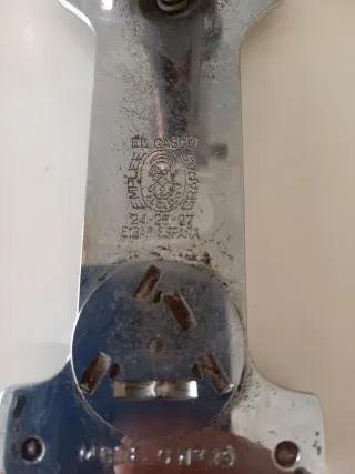 Grapadora metálica cromada