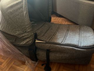 Cochecito con silla y capazo Jane Kendo gris
