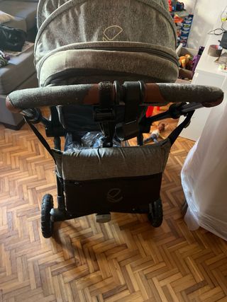 Cochecito con silla y capazo Jane Kendo gris