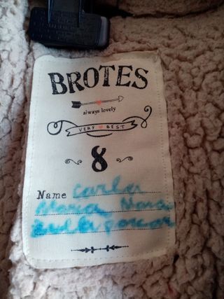 Abrigo azul marino talla 8