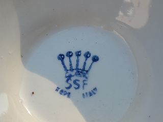 Barattolo Zucchero Ceramica Blu