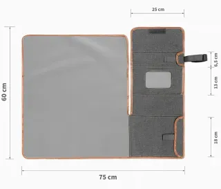 Cambiador Bebé Portátil Impermeable