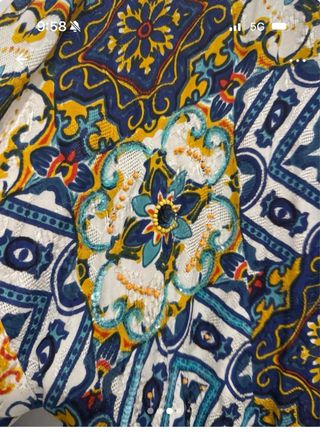 Poncho Desigual Multicolor Talla Única