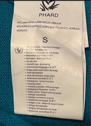 Maglioncino Phard Blu Petrolio Taglia S