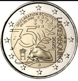 Monedas 2€ Conmemorativas Luxemburgo 2025