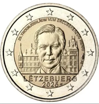Monedas 2€ Conmemorativas Luxemburgo 2025