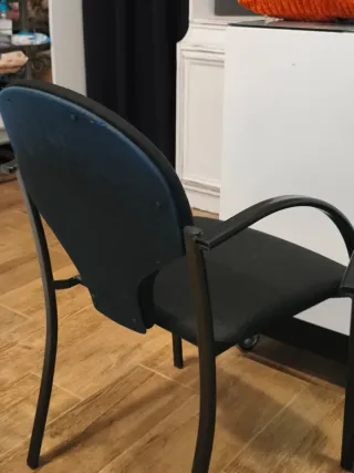 Juego de 2 Sillas de Oficina/Sala de Espera