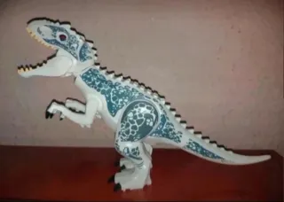 Dinosaurio Indominus Rex Blanco Grande