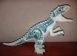 Dinosaurio Indominus Rex Blanco Grande