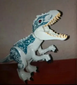 Dinosaurio Indominus Rex Blanco Grande