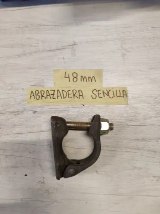Abrazaderas fijas&giratorias. andamios 42mm-48mm