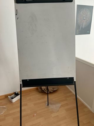 Pizarra Rocada Caballete Blanca Negra