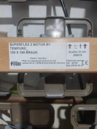 Somier Eléctrico Tempur 105x190