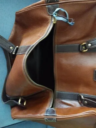 Bolso de viaje de piel