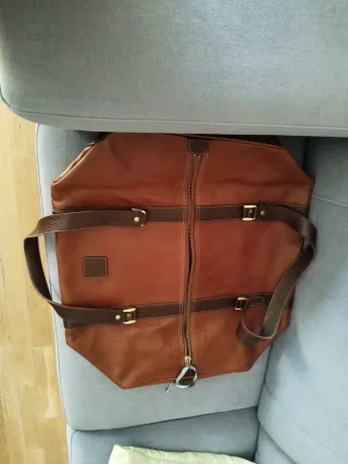 Bolso de viaje de piel