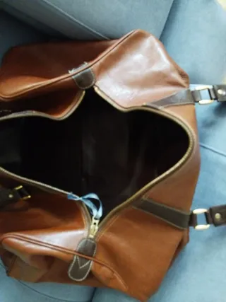 Bolso de viaje de piel