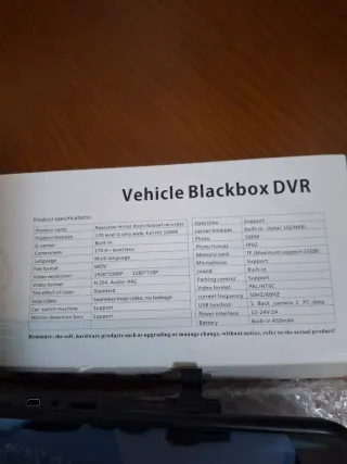 Retrovisor con Cámara DVR para Coche