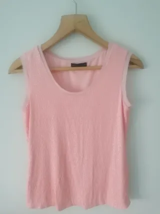 Blusa  lentejuelas rosa Arggido