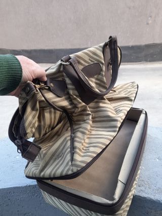 Valigia vintage con ruote