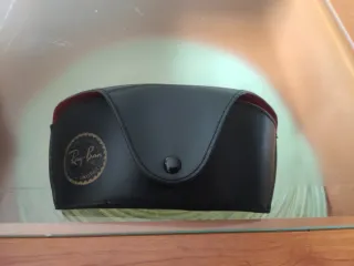 Gafas de sol Ray-Ban originales marrones y doradas