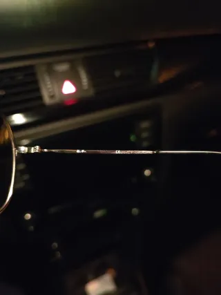 Gafas de sol Ray-Ban originales marrones y doradas