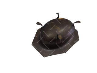 Ciotola in metallo con piedini