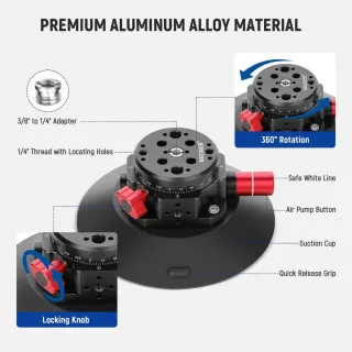 Soporte Ventosa Neewer 6