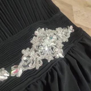 Vestido Negro Fiesta Talla Única