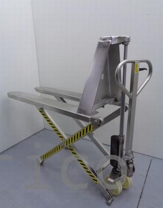 Transpaleta Tijera Inoxidable - 1000 Kg