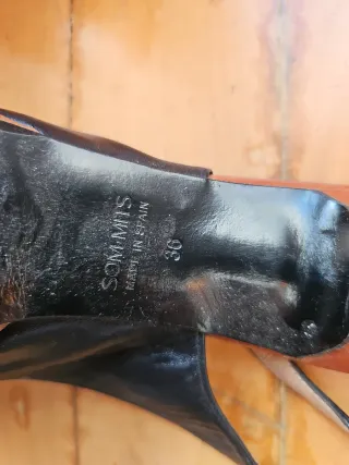 Som-mits Tacones Verano Negro Marrón