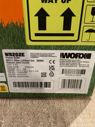 Robot Cortacésped WORX Landroid Vision S250