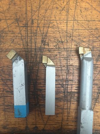 Lote 3 cuchillas torno