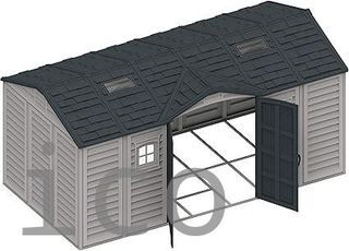 Caseta PVC Apex Pro Plus 246x476x234 cm - Duramax