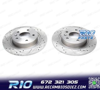 DISCOS DE FRENO PARA NISSAN PERFORADOS RANURADOS