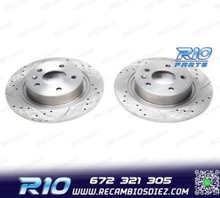 DISCOS DE FRENO PARA OPEL PERFORADOS RANURADOS